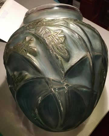 R. Lalique Sauterelles Vase