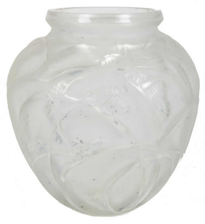 R. Lalique Sauterelles Vase