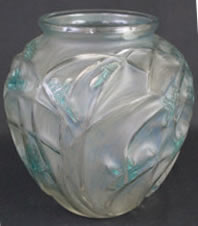 R. Lalique Sauterelles Vase