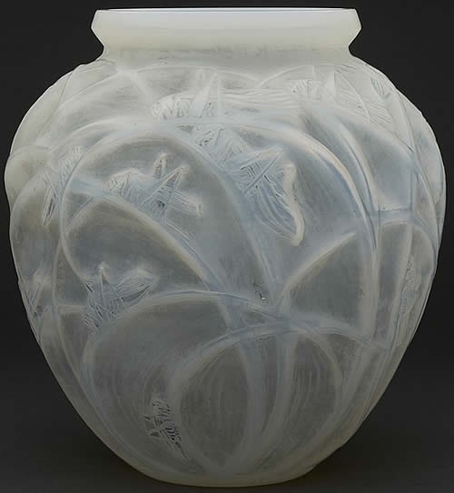 R. Lalique Sauterelles Vase