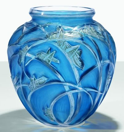 R. Lalique Sauterelles Vase