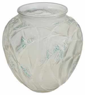 R. Lalique Sauterelles Vase