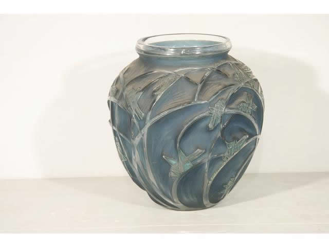 R. Lalique Sauterelles Vase