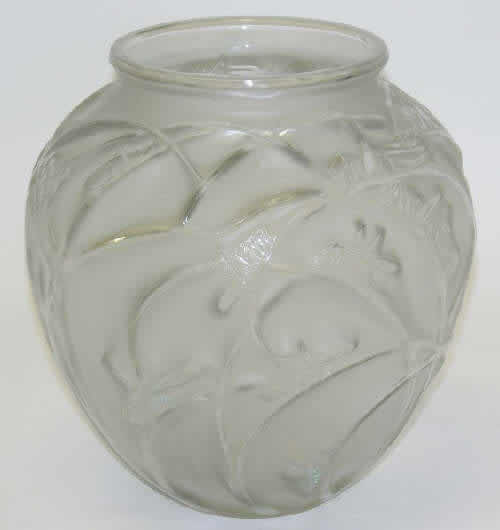R. Lalique Sauterelles Vase
