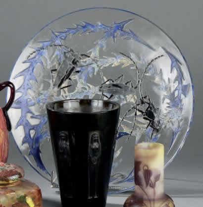 R. Lalique Scarabees Plate