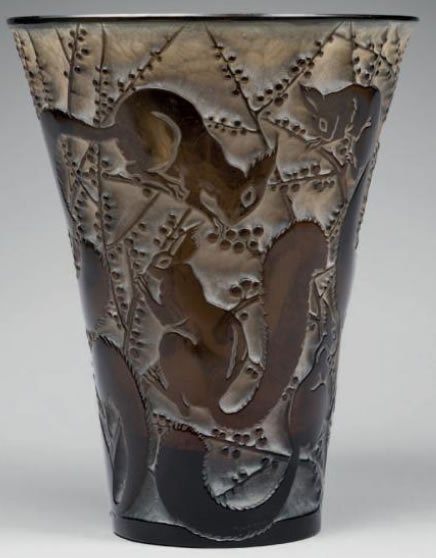 R. Lalique Senart Vase