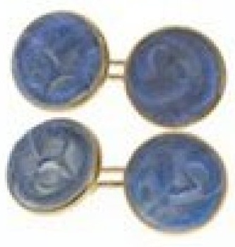 R. Lalique Serpent Cufflink