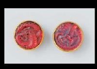 R. Lalique Serpent Cufflink