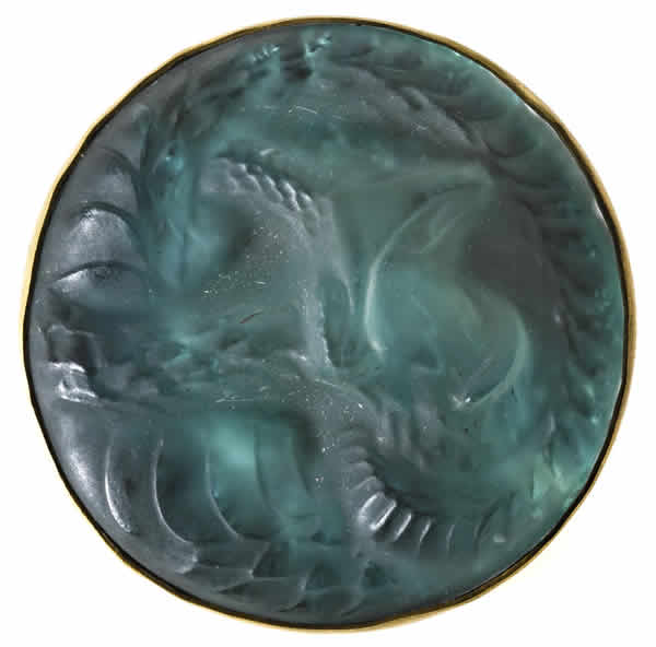R. Lalique Serpent Brooch