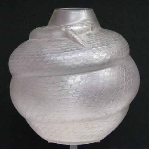R. Lalique Serpent Vase