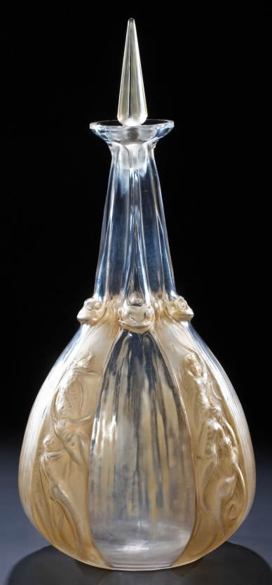 R. Lalique Sirenes Et Grenouilles Decanter