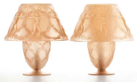 R. Lalique Six Danseuses Lamp