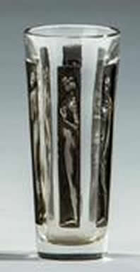 R. Lalique Six Figurines Glass
