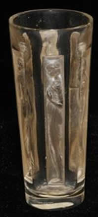 R. Lalique Six Figurines Shot Glass