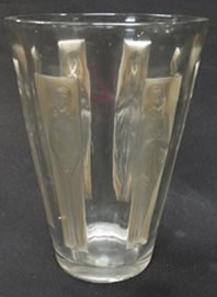 R. Lalique Six Figurines Vase