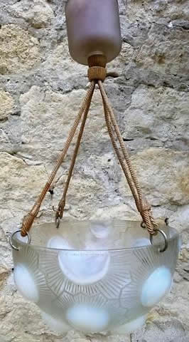 R. Lalique Soleil Lighting Fixture