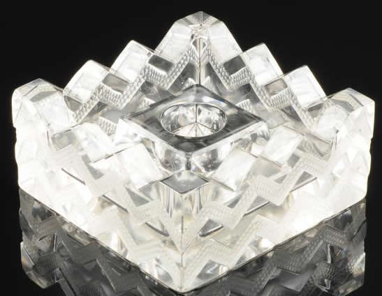 R. Lalique Soudan Candleholder
