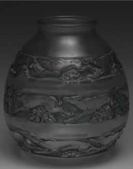 R. Lalique Soudan Vase