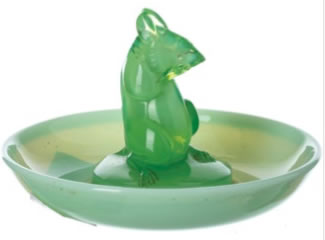 R. Lalique Souris Ashtray