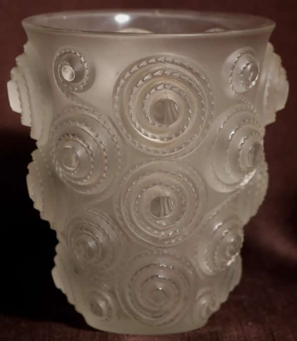 R. Lalique Spirales Vase