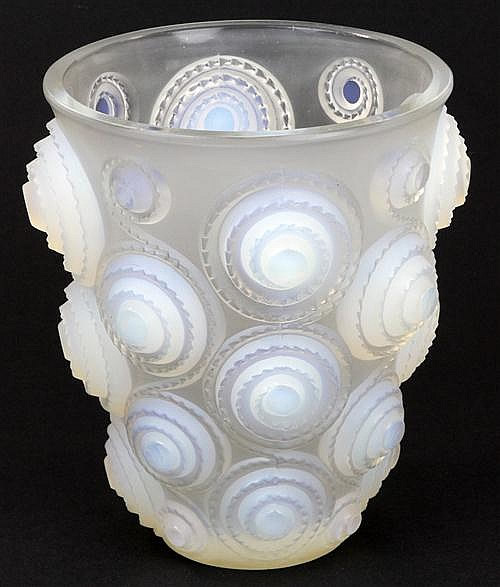 R. Lalique Spirales Vase