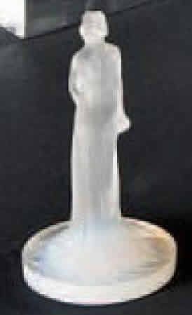 R. Lalique Statuette Drapee Cachet