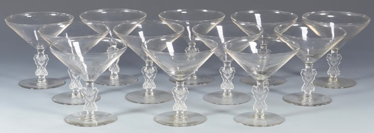 R. Lalique Strasbourg Champagne Glass