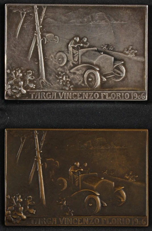 R. Lalique Targa Vincenzo Florio 1906 Plaque