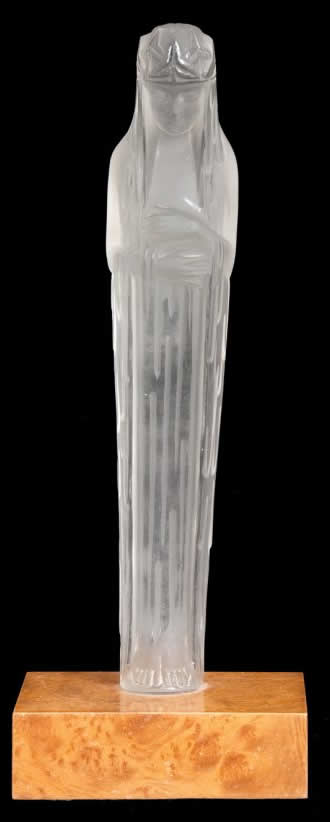 R. Lalique Telphuse Source De La Fontaine Statue