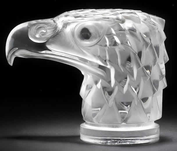 R. Lalique Tete D'Aigle Hood Ornament