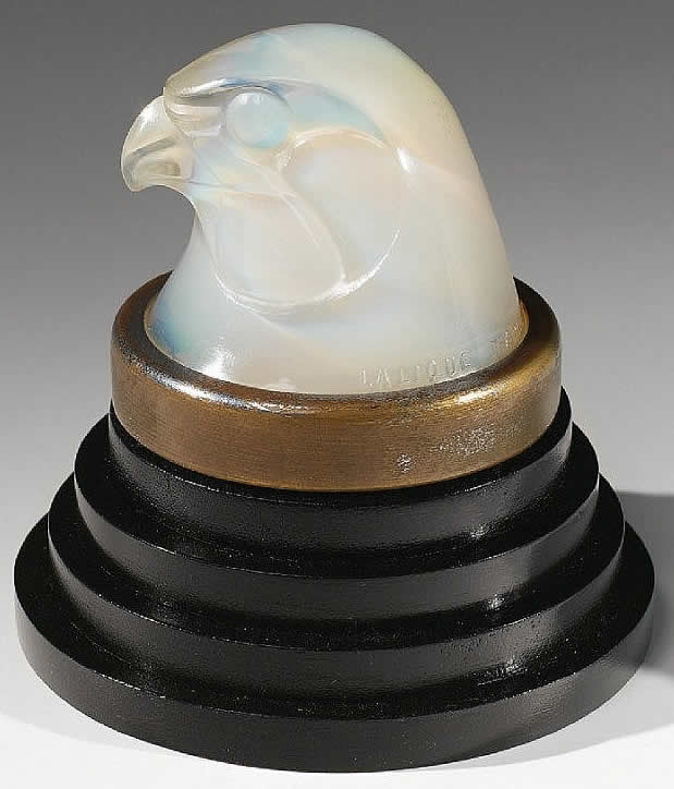 R. Lalique Tete D'Epervier Car Mascot