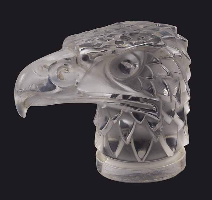 R. Lalique Tete De Aigle Car Mascot
