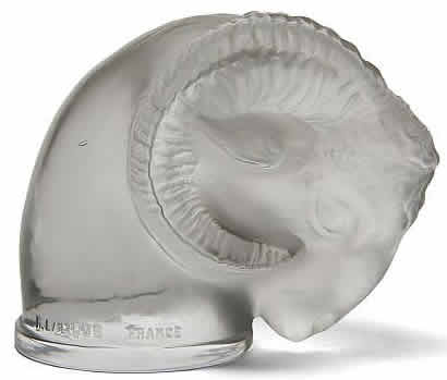 R. Lalique Tete De Belier Mascot