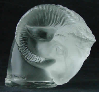R. Lalique Tete De Belier Car Mascot