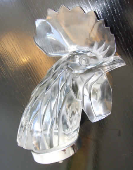R. Lalique Tete De Coq Car Mascot