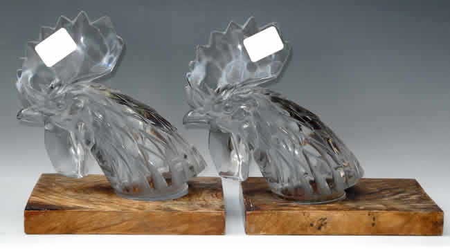 R. Lalique Tete De Coq Car Mascot