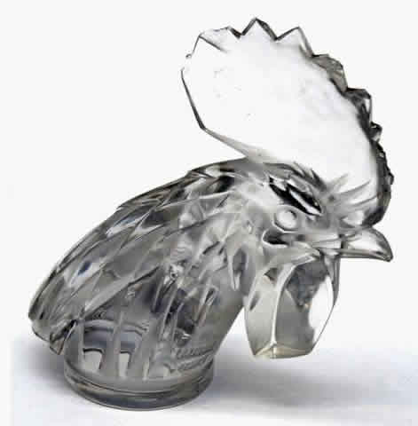 R. Lalique Tete De Coq Hood Ornament