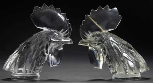 R. Lalique Tete De Coq Bouchon De Radiateur