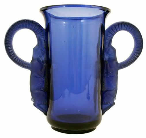 R. Lalique Thibet Vase