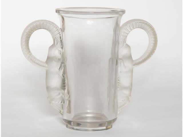 R. Lalique Thibet Vase