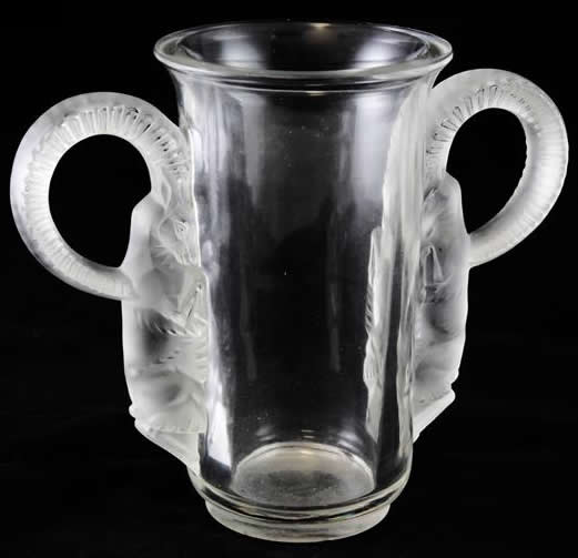 R. Lalique Thibet Vase