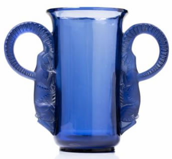 R. Lalique Thibet Vase