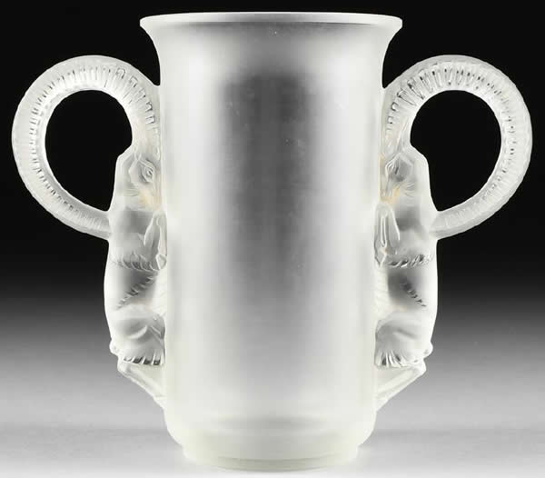 R. Lalique Thibet Vase