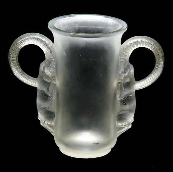 Rene Lalique Thibet Vase