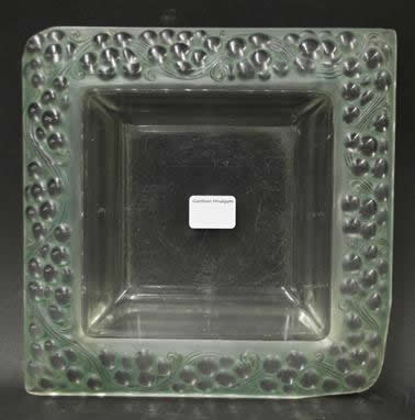 R. Lalique Thomery Square Bowl
