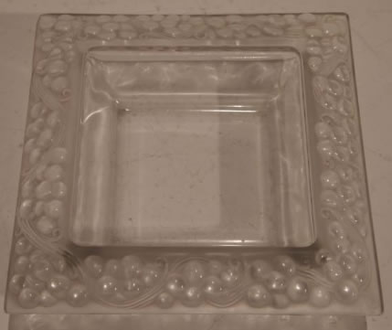 R. Lalique Thomery Square Bowl