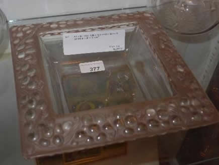 R. Lalique Thomery Square Bowl