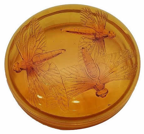 R. Lalique Three Dragonflies Box