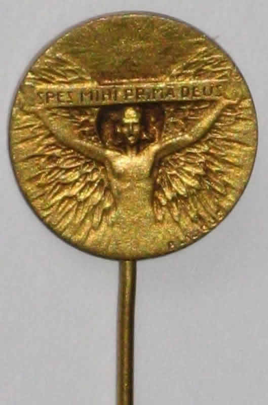 R. Lalique SPES MIHI PRIMA DEUS Tie Pin