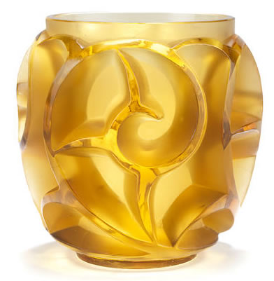 R. Lalique Tourbillons Vase